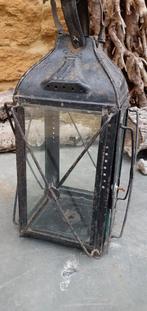 Frans brocante windlicht verweerde franse lamp, Antiek en Kunst, Ophalen of Verzenden