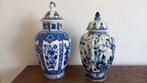 2 vazen / dekselkannen Delfts Blauw aardewerk, Ophalen