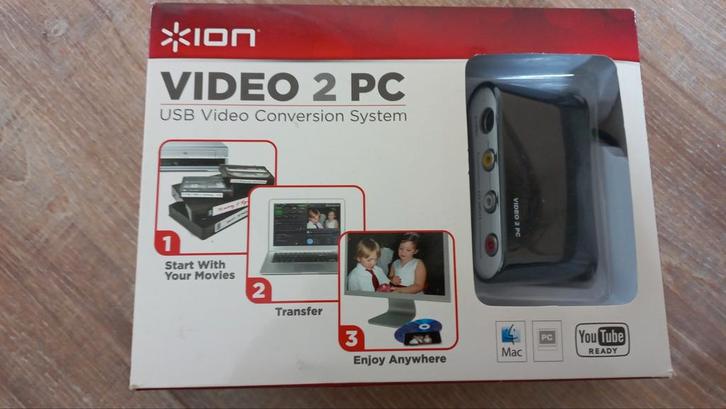 ION Video 2 PC USB Video Conversie Systeem, Audio, Tv en Foto, Converters, Zo goed als nieuw, Ophalen of Verzenden