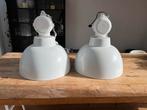 Stoere indistriele witte hanglamp merk hk living, Ophalen, Gebruikt, Industrieel modern, Wit