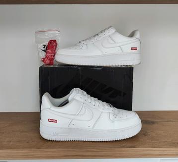 Nike Air Force 1 Supreme Wit - Maat 38 beschikbaar voor biedingen