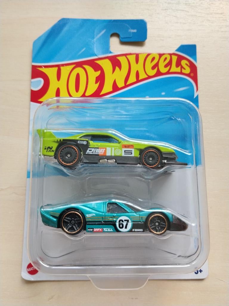 Hot Wheels hotwheels 2-pack ford gt, Ophalen of Verzenden, Nieuw, Auto