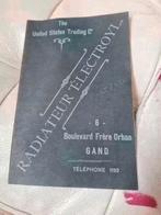 oude folder radiateur, Ophalen of Verzenden, Zo goed als nieuw