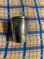 Antiek zilveren geboortebeker zilver 800, Verzenden, Zilver
