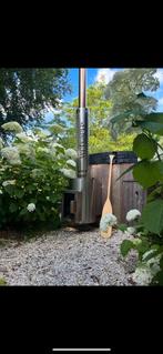 Welvaere Houtgestookte Hottub, Tuin en Terras, Bubbelbaden en Hottubs, Ophalen of Verzenden, Zo goed als nieuw, Filter, Vast