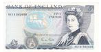 Engeland, 5 Pond, 1989/91, UNC, Postzegels en Munten, Bankbiljetten | Europa | Niet-Eurobiljetten, Los biljet, Ophalen of Verzenden