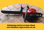 Kettingzaag weinig gebruikt aanraken en liep meteen., Tuin en Terras, Hand-tuingereedschap, Ophalen of Verzenden