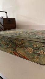 Van melle blik, trommel, vintage, bloesem, Verzamelen, Blikken, Ophalen of Verzenden, Gebruikt, Overige