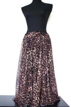 STRADIVARIUS Panterprint Halflang Rok Bruintinten XS 34, Bruin, Ophalen of Verzenden, Zo goed als nieuw, Maat 34 (XS) of kleiner