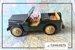 Blikken auto Jeep MF–722   #   16,5 cm lang, Antiek en Kunst, Antiek | Speelgoed, Ophalen of Verzenden