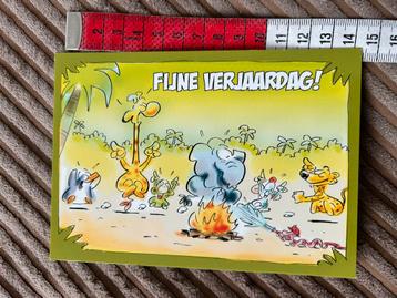 998. Kaart illustr kinderharten fonds Dieren verjaardag beschikbaar voor biedingen