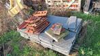 Partij gebruikte tegels, Tuin en Terras, Tegels en Klinkers, Ophalen, Gebruikt, Minder dan 5 m², Beton