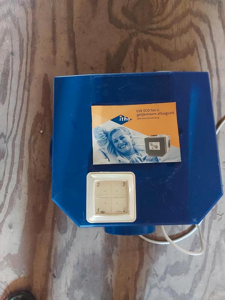 Itho CVE Eco Ventilatie Unit 325m3 met Afstandsbediening, Doe-het-zelf en Verbouw, Ventilatie en Afzuiging, Ophalen of Verzenden