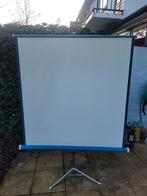 Projectiescherm met standaard 120x120cm, Ophalen