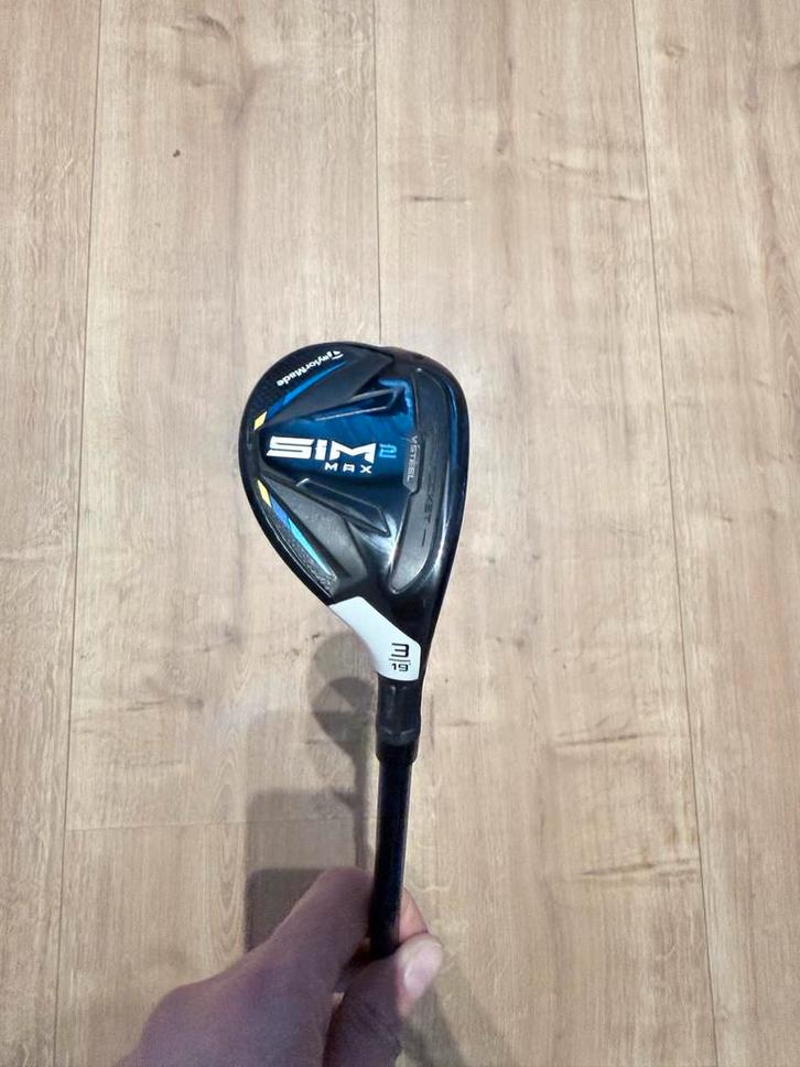 Taylormade SIM 2 max Hybride 3, Sport en Fitness, Golf, Gebruikt, Club, Overige merken, Ophalen of Verzenden
