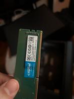 2x 8GB Crucial DDR4 3200MHz RAM Geheugen, Computers en Software, RAM geheugen, Gebruikt, DDR4, 8 GB, Ophalen of Verzenden