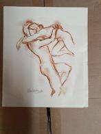 Kees Verkade kunstdruk van lithografie De Belofte  AVRO, Ophalen of Verzenden