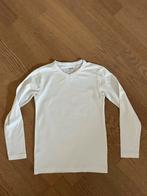 Nieuwe witte v hals longsleeve jongen Zeeman 122/128, Zeeman, Ophalen of Verzenden, Zo goed als nieuw, Shirt of Longsleeve