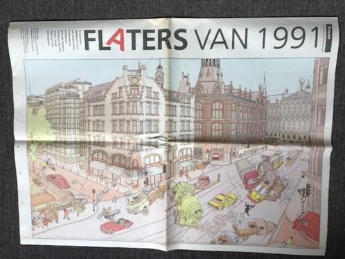 Theo van den Boogaard Flaters van 1991 Trouw 28/12/1991, Boeken, Stripboeken, Ophalen of Verzenden