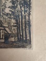 Ets Harlingen,gesigneerd., Antiek en Kunst, Kunst | Etsen en Gravures, Ophalen of Verzenden