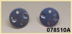 078510A 2 stuks RVS 304 oogplaat 5 mm. € 3,00 p/set., Ophalen of Verzenden, Nieuw, Overige typen
