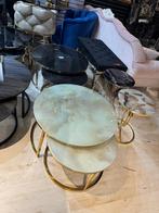 Salontafel Set van 2 - 80& 60 cm, Ophalen, Rond, Nieuw, 50 tot 100 cm