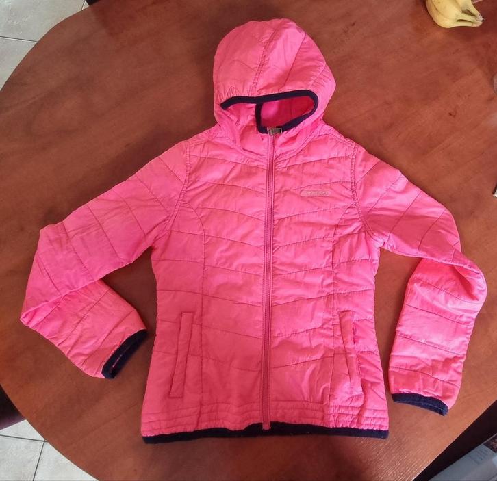 Vingino Jas Roze - Maat 12 Jaar, Kinderen en Baby's, Kinderkleding | Maat 140, Zo goed als nieuw, Meisje, Jas, Ophalen of Verzenden