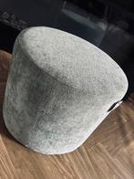 Mint groenen poef XL, Ophalen of Verzenden, Zo goed als nieuw, Rond, Stof