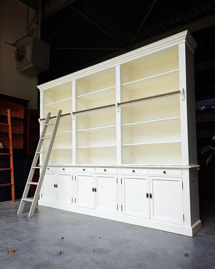 XXL Boekenkast | Bibliotheekkast | Witte Winkelkast #2327, Huis en Inrichting, Kasten | Boekenkasten, Gebruikt, 200 cm of meer