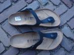 GRATIS VERZENDEN NIEUWE ZWARTE GIZEH BIRKENSTOCKS 44, Slippers, Verzenden, Zwart, Nieuw
