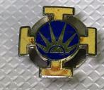 Knoopspeld Padvinderij Kabouters button cover - vintage, Ophalen of Verzenden, Gebruikt, Dier of Natuur, Speldje of Pin