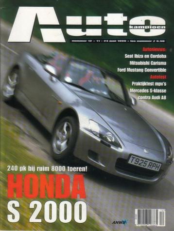 Autokampioen 12 1999 : Honda S2000 - Audi A8 Quattro - Ford beschikbaar voor biedingen