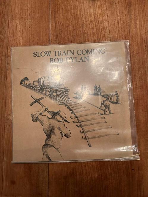 Elpee Bob Dylan - Slow train coming 1979, Cd's en Dvd's, Vinyl | Rock, Zo goed als nieuw, Rock-'n-Roll, 12 inch, Ophalen of Verzenden