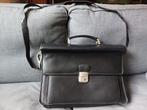 Leren akte tas / laptop tas, Computers en Software, Laptoptassen, Ophalen, 15 inch, Gebruikt, Aktetas