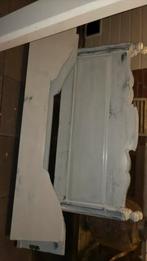 Ledikant ombouw en spiraal, Huis en Inrichting, Slaapkamer | Bedden, Ophalen, Gebruikt, Hout, 140 cm