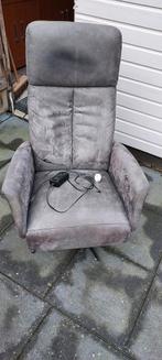 elektrische relax stoel,grijs, Huis en Inrichting, Fauteuils, Ophalen, Gebruikt, 50 tot 75 cm