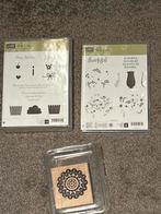 Stampin Up Houten Stempel Set + Losse Stempel, Ophalen of Verzenden, Zo goed als nieuw, Houten stempel