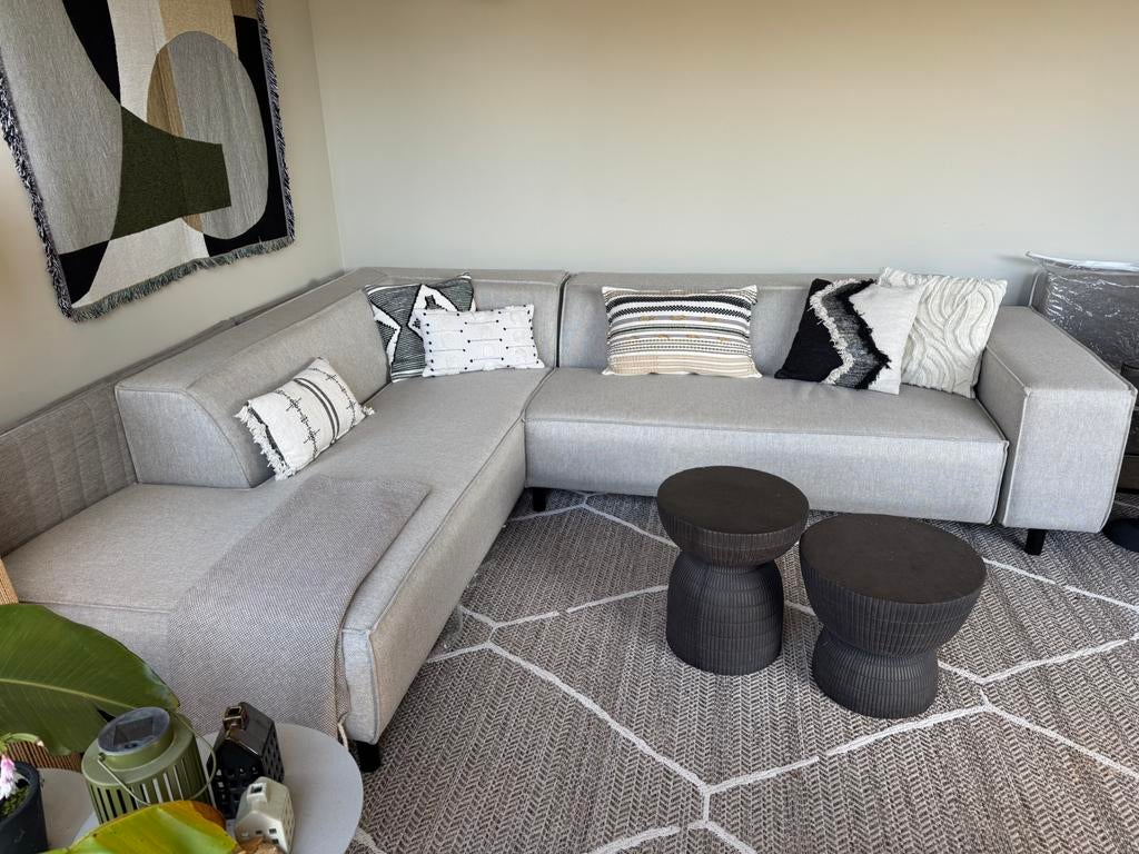 Outdoor loungebank all weather, Ophalen, 5 zitplaatsen, Zo goed als nieuw, Loungeset