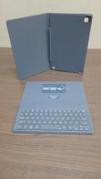 Samsung Book Cover Keyboard voor Tab A7 - Grijs, Nieuw, Ophalen of Verzenden, Bescherming voor- en achterkant, 10 inch