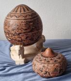 2 prachtige hand gegraveerde Kallebassen., Ophalen of Verzenden