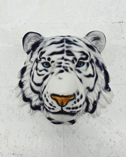 Wandmasker Tijger Keramiek, Verzamelen, Beelden en Beeldjes, Nieuw, Dier, Ophalen of Verzenden