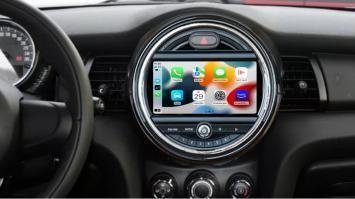 Apple carplay Navigatie Mini One F55 F56 F57 2018 android 14, Auto diversen, Autoradio's, Nieuw, Ophalen of Verzenden