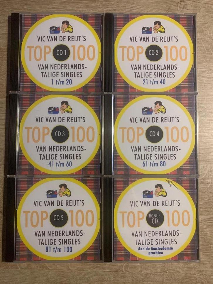 vic van de reijt 's  top 100 cd, Cd's en Dvd's, Cd's | Nederlandstalig, Zo goed als nieuw, Overige genres, Ophalen of Verzenden