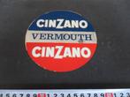 sticker CINZANO Vermouth, Verzamelen, Ophalen, Zo goed als nieuw