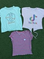 3 korte T-shirts mt S Tik Tok, Ophalen of Verzenden, Zo goed als nieuw, Maat 36 (S), Korte mouw
