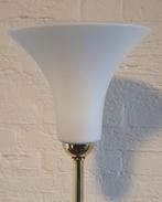 Staande vloerlamp, Huis en Inrichting, Lampen | Vloerlampen, Ophalen, Zo goed als nieuw, Glas, Art deco stijl