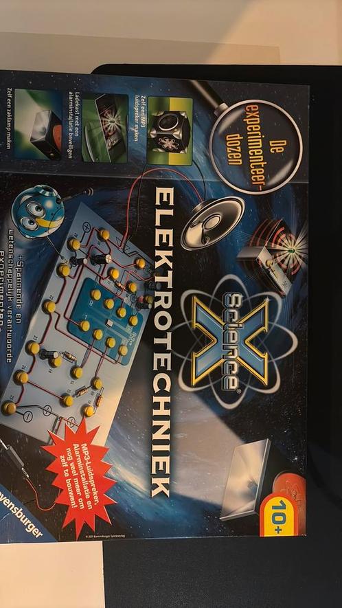 Elektrotechniek set science x compleet, Spelcomputers en Games, Games | Pc, Zo goed als nieuw, Muziek, 1 speler, Vanaf 3 jaar
