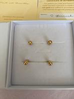 Oorknopjes goud Isabel Bernard 5 mm 2 paar., Ophalen of Verzenden, Nieuw, Goud