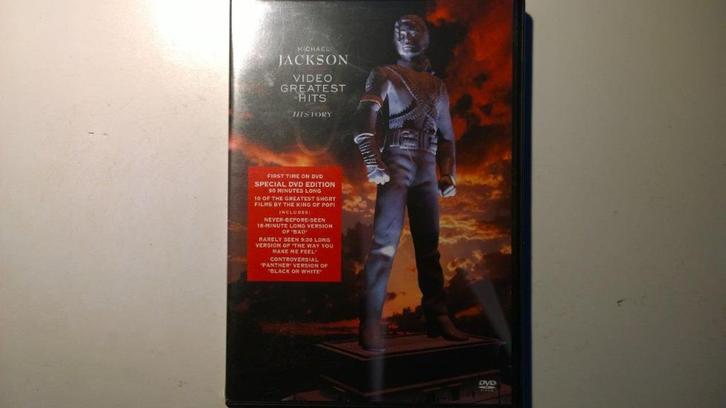Michael Jackson - Video Greatest Hits HIStory (DVD), Cd's en Dvd's, Dvd's | Muziek en Concerten, Zo goed als nieuw, Muziek en Concerten