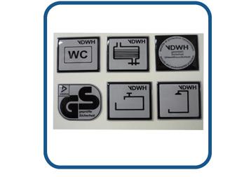 Voorziening caravan en camper sticker in 3D, Doming, Epoxy beschikbaar voor biedingen